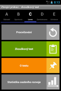 Free Zbrojní průkaz: Zkouškový test APK for Android