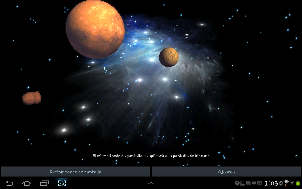 3D Galaxy Live Wallpaper Android Apps Auf Google Play