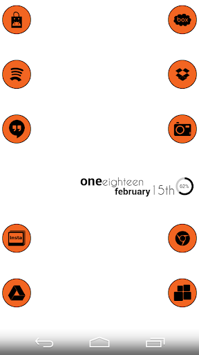 VM5 Orange Icon Set