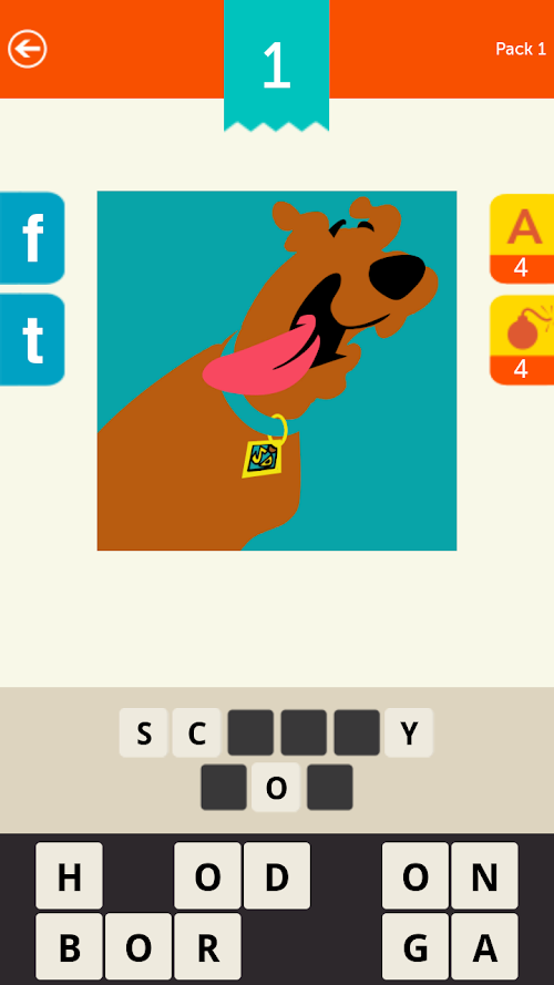 Android application Cartoon Quiz ~ Guess Cartoons! screenshort