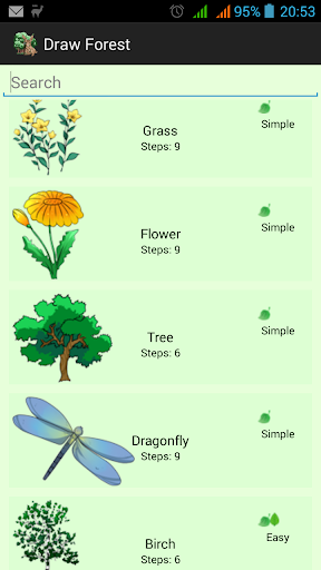 How Draw Forest