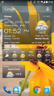 Android 天氣 & 時鐘小工具 - 螢幕擷取畫面縮圖