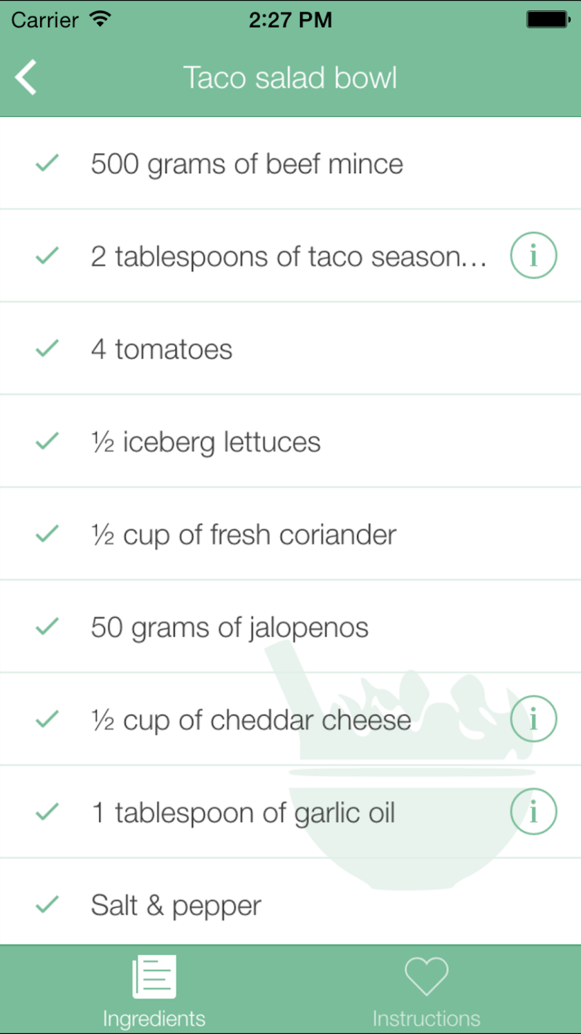 Fodmap Plan Screen 3