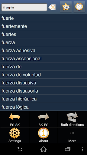 Spanish Slovak dictionary +