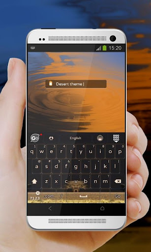 【免費個人化App】沙漠沙丘 GO Keyboard Theme-APP點子