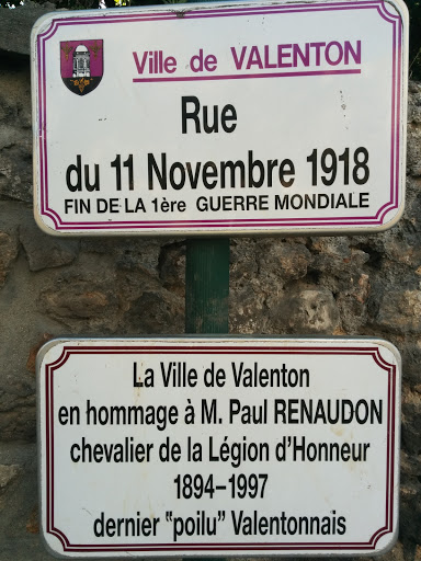 Plaque Paul Renaudon