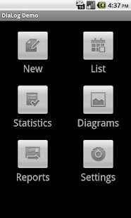 Android-Anwendung DiaLog: Diabetes Logbook Screenshot