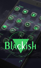 Blackish GO Launcher Theme poster 1
