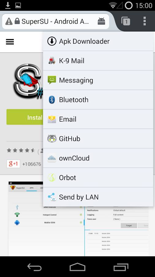 Apk Downloader Extension - screenshot