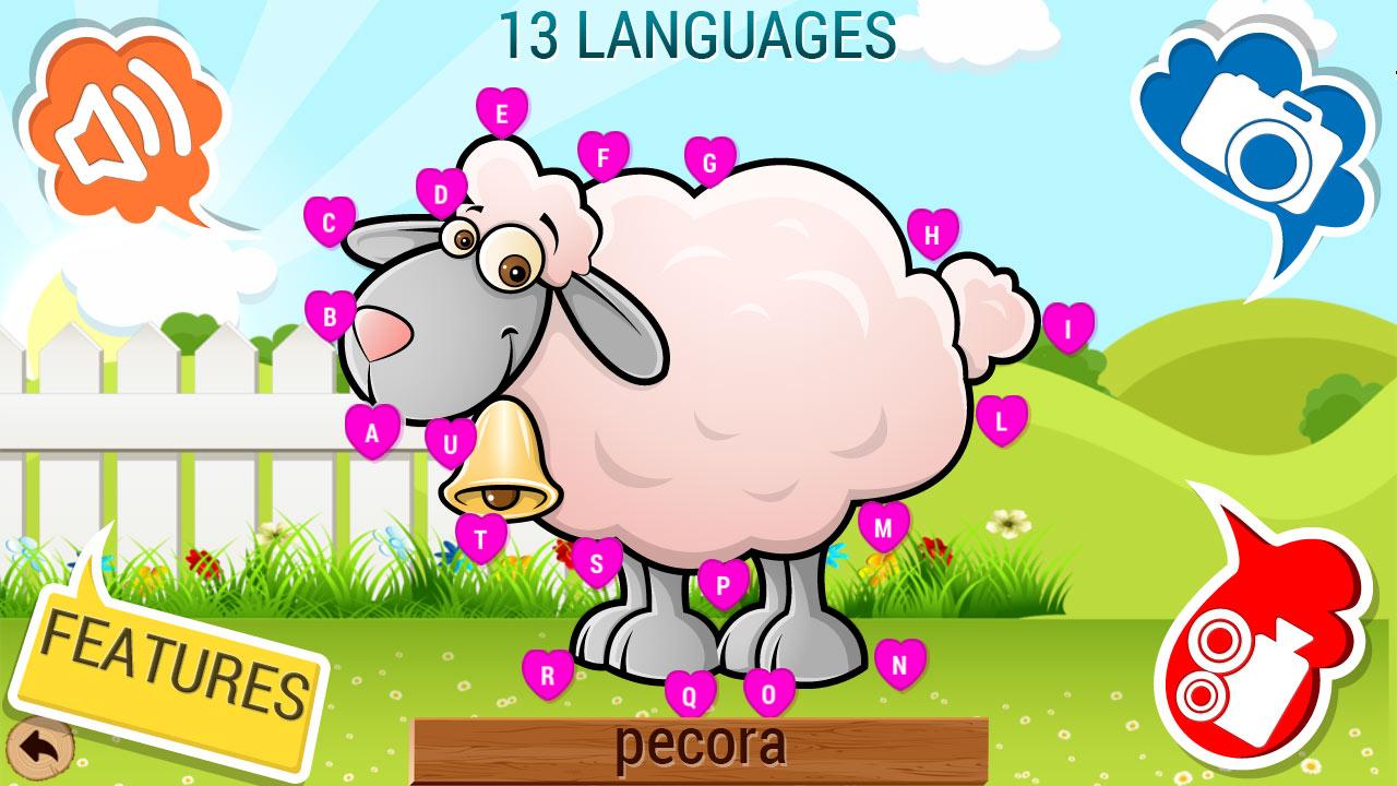 Android application Alphabets game - Numbers game screenshort