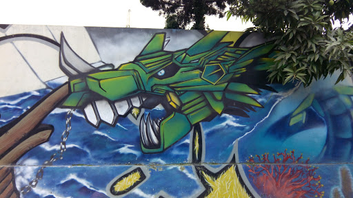 Green Dragon Mural