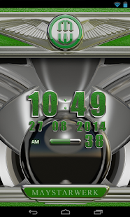 Clock Widget Green Elephant - náhled