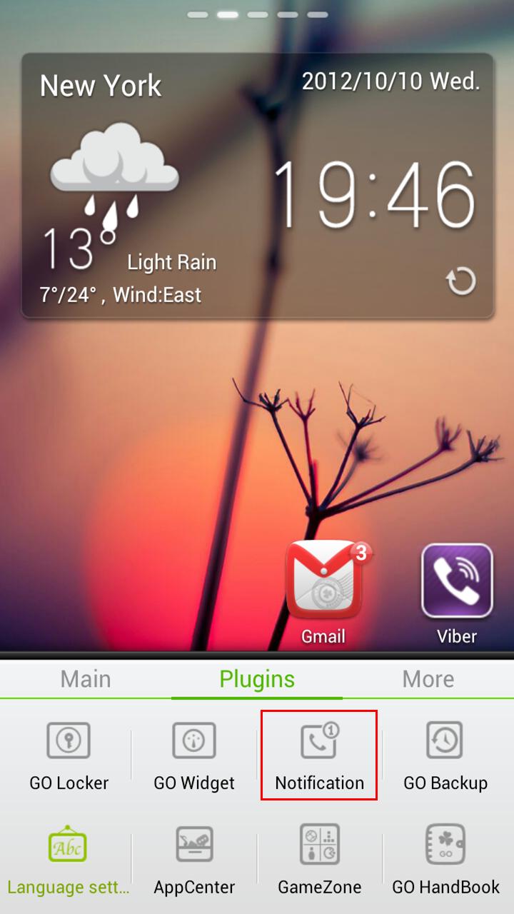 GO Notifier Screen 3