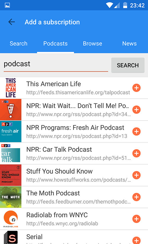   gReader | Feedly | News | RSS – Capture d'écran 