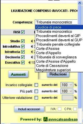 Compensi Avvocato Penale 2014