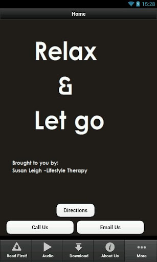 Relax let go - Susan Leigh