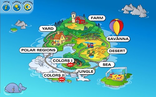Android application Kids Animal Train - First Word screenshort