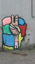 Graffiti Hands Up