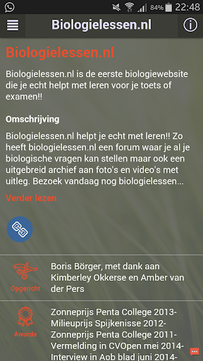 Biologielessen