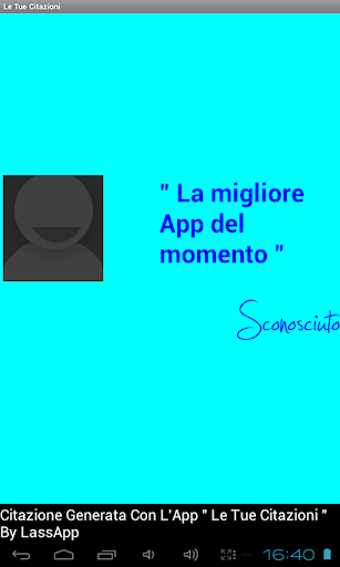 【免費娛樂App】Le Tue Citazioni-APP點子