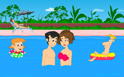 Casual Swimming Pool Kissing 2 poster 11