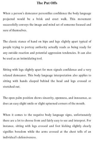 Body Language Mastery Screen 3