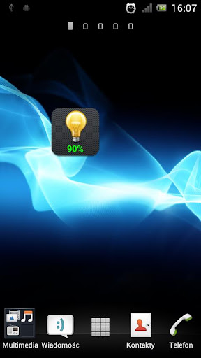 Flashlight and Battery Widget