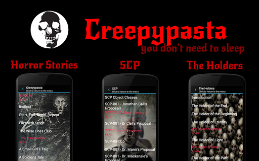 【免費娛樂App】Creepypasta + SCP (ENGLISH)-APP點子