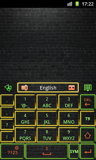【免費個人化App】Neonlight Go Keyboard Theme-APP點子