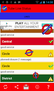 London Tube Line Status
