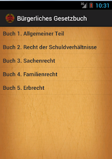 Lastest Bürgerliches Gesetzbuch APK for Android