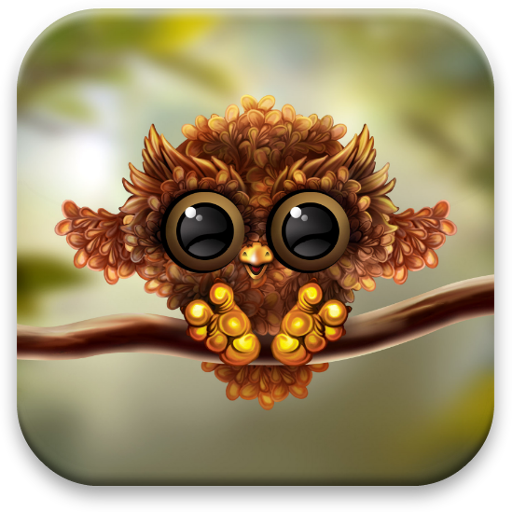 Autumn Little Owl Wallpaper LOGO-APP點子