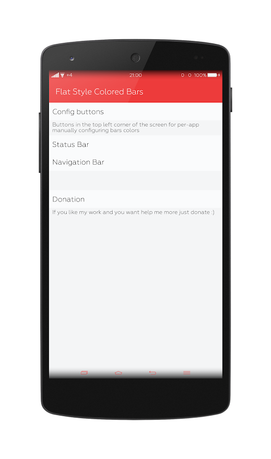 Flat Style Colored Bars - screenshot