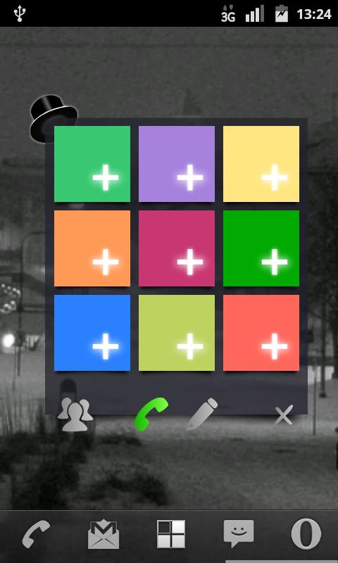 Dapper Speeddial Widget Screen 2