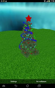Lastest 3D Christmas tree LWP APK for Android