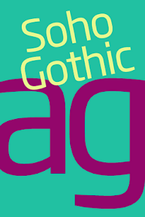 Soho Gothic FlipFont