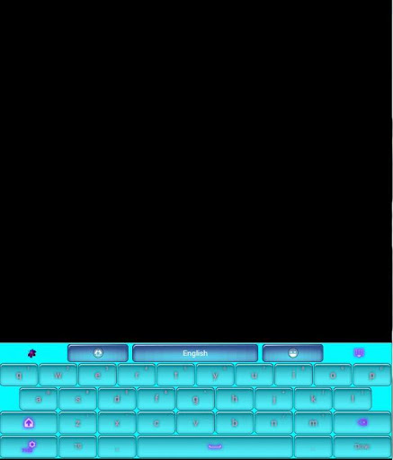 GO Keyboard Blue Pink 2 Theme
