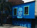 Blue Man Graffiti 