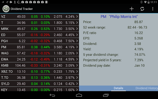 Dividend Tracker