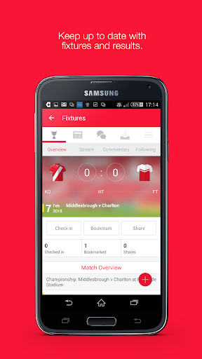 Fan App for Middlesbrough FC