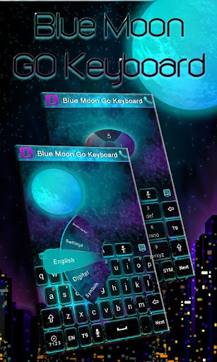 Bluemoon GO Keyboard Theme