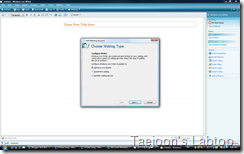 Windows Live Writer main Configuration