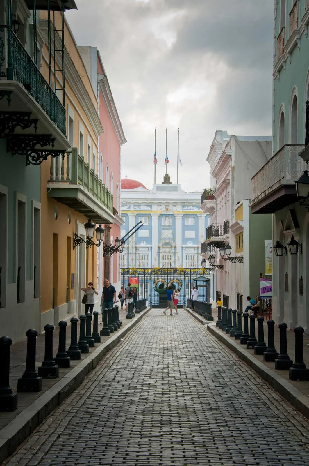 governors-mansion-Old-San-Juan - The New World's oldest governor's mansion is still in use. Some 150 consecutive governors have served over the past 300 years. It's at the west end of Calle Fortaleza in Old San Juan, Puerto Rico. 