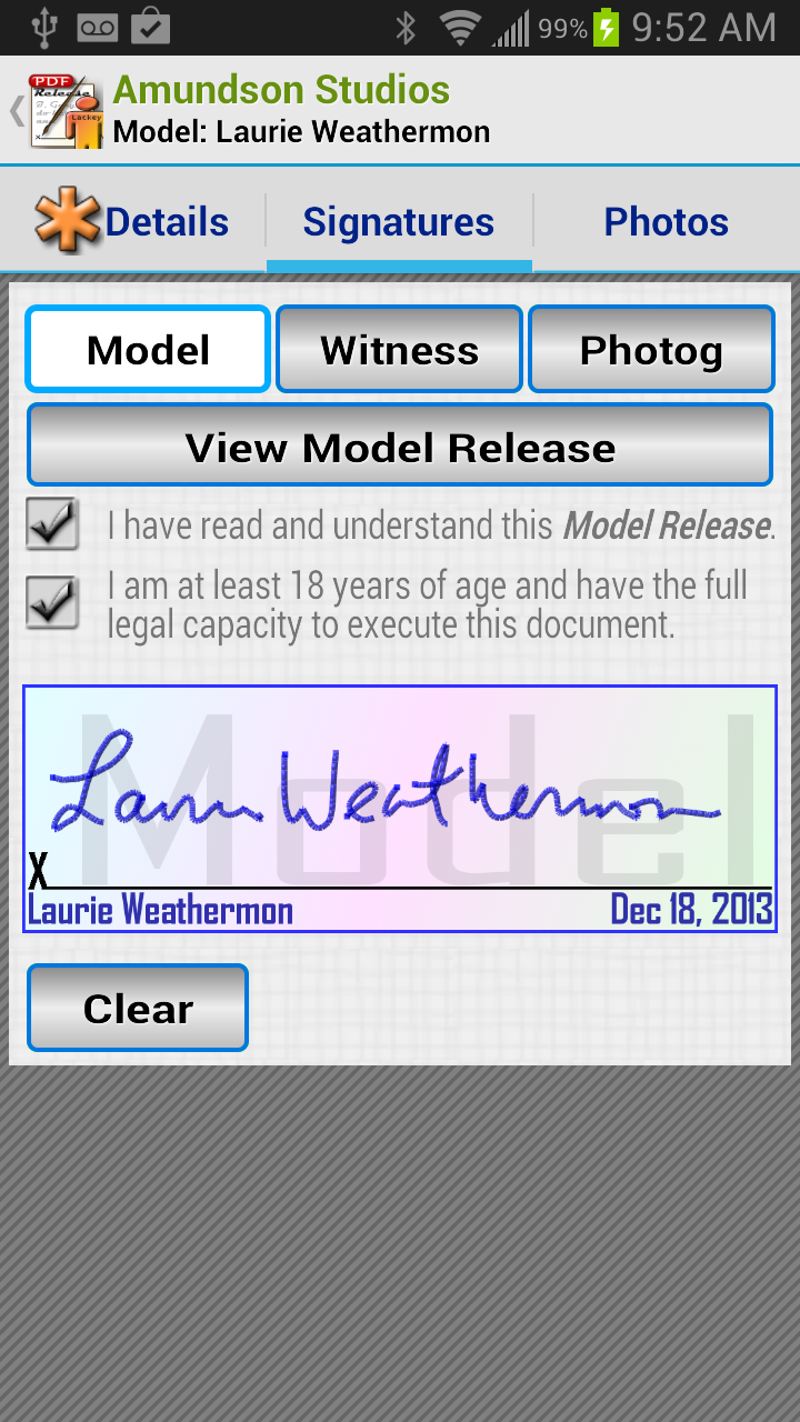 Release Lackey - Signable Docs Screen 3