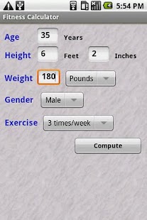 Fitness Calc