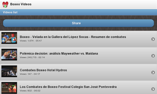 【免費娛樂App】Videos de Boxeo-APP點子