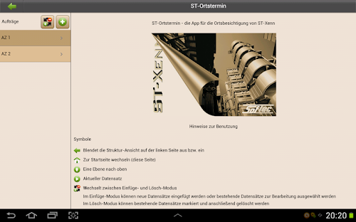 Android application ST-Ortstermin screenshort