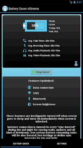 Battery Saver eXtreme Lite