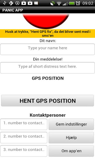 【免費通訊App】Overfald panik GPS SMS sender-APP點子