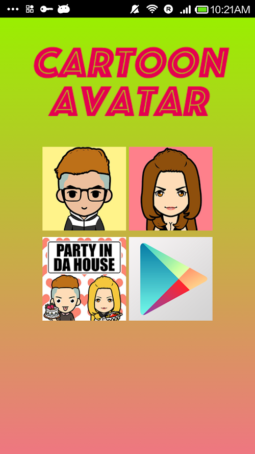 Android application Cartoon Image Creator PRO screenshort